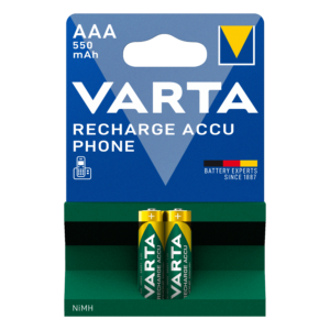 VARTA ΕΠΑΝΑΦΟΡΤΙΖΟΜΕΝΗ συσκ.2 Phone Power 2 AAA 550mAh