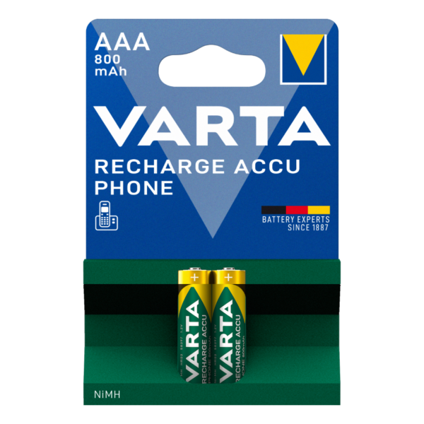 VARTA ΕΠΑΝΑΦΟΡΤΙΖΟΜΕΝΗ συσκ.2 Phone Power 2 AAA 800mAh