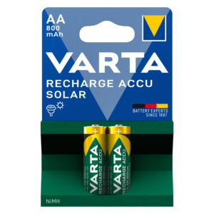 VARTA ΕΠΑΝΑΦΟΡΤΙΖΟΜΕΝΗ 800mAh συσκ.2 AA SOLAR