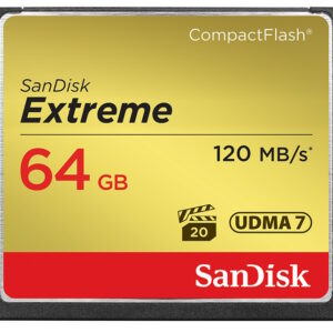 SanDisk Compact Flash Extreme 64GB 120/85MBs