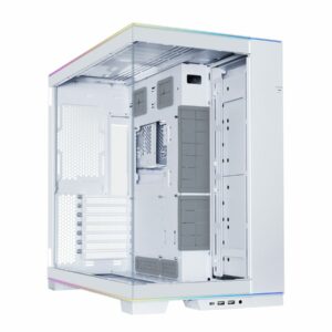 Lian Li O11D EVO RGB White - White EATX(under 280mm)/ATX Columnless Tower PC Case