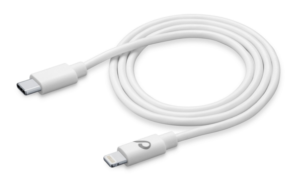 CELLULAR LINE 347849 USB Καλώδιο Συγχρονισμού και Φόρτισης Apple (1m) Λευκό