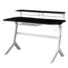 LC-POWER GAMING DESK WITH EXTRA SHELVES BLACK/WHITE