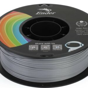CREALITY EN-PLA+ Grey Ender 3D Printer Filament Strength 34MPA Bend 77MPa 1 kg 1.75 -3301010308 gray