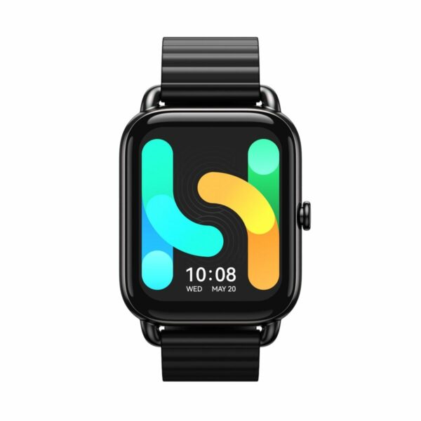 Haylou RS4 Plus Black -2 Straps (Silicon & Magnetic) Smart Watch 1