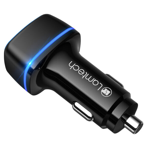 4A CAR CHARGER FOR MOBILE PHONES BLACK