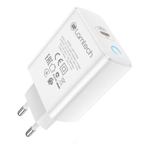 LAMTECH FAST CHARGER TYPE-C PD30W WHITE