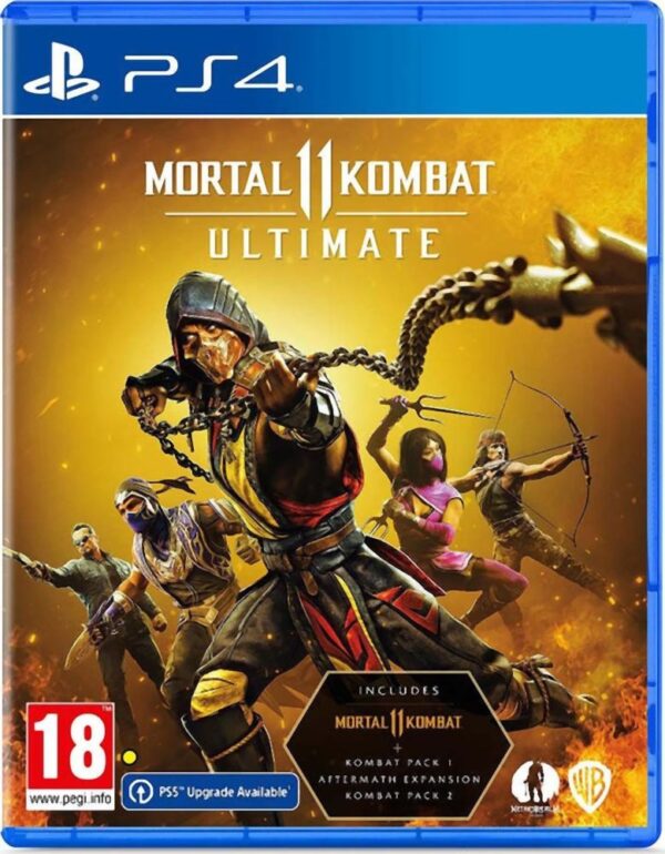 PS4 Mortal Kombat 11 - Ultimate Edition (Includes Kombat Pack 1  2 + Aftermath Expansion)