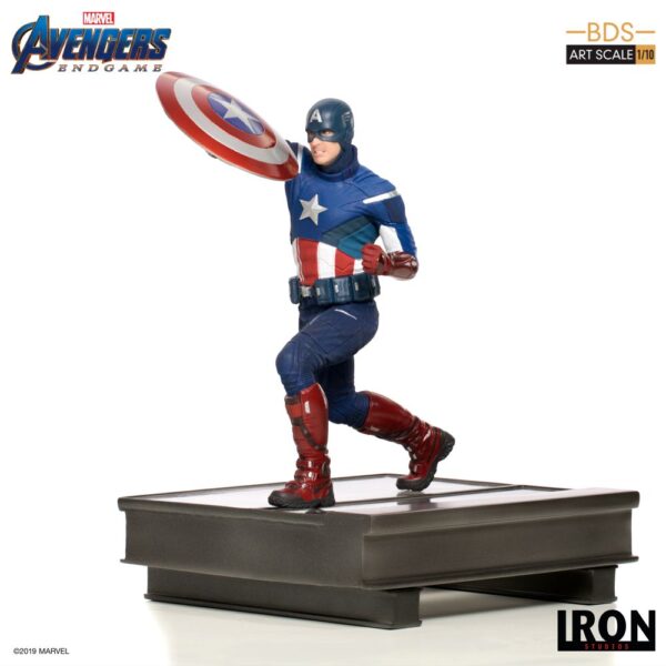 Iron Studios BDS Avengers: Endgame - Captain America 2012 Art Scale Statue (1/10) (MARCAS24719-10)