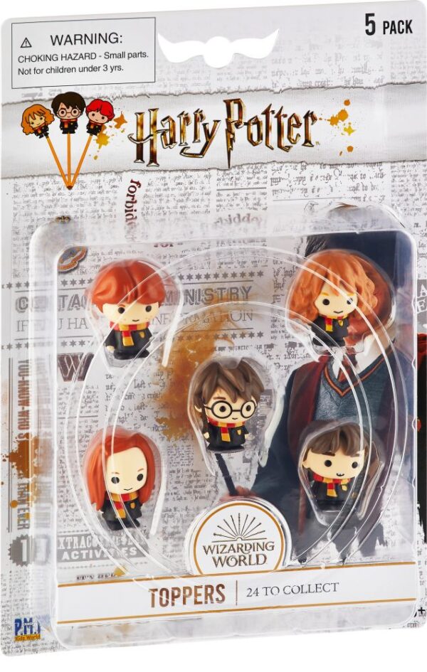 P.M.I. Harry Potter Pencil Toppers - 5 Pack (S1) (Random) (HP2040)