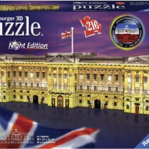 Ravensburger 3D Puzzle Night Edition: Buckingham Palace Night Edition (216pcs) (12529)