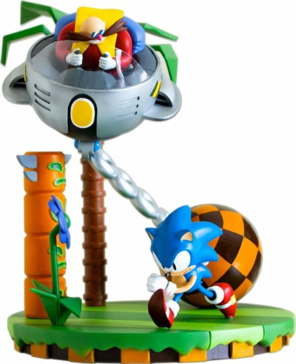 Numskull Sonic 30th Anniversary - Sonic vs Dr. Eggman Diorama Statue (24cm) (NS2910)