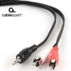 CABLEXPERT 3.5mm STEREO TO RCA PLUG CABLE 0.2m