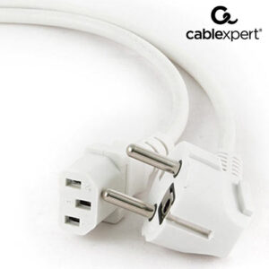 CABLEXPERT POWER CORD C13 VDE APPROVED WHITE 1