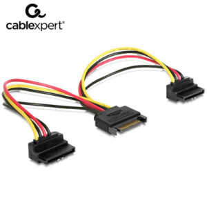 CABLEXPERT POWER SPLITTER CABLE WITH ANGLED OUTPUT CONNECTORS 0