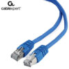 CABLEXPERT FTP CAT6 PATCH CORD BLUE SHIELDED 1M