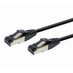 CABLEXPERT S/FTP CAT. 8 LSZH PATCH CORD BLACK 0.25M