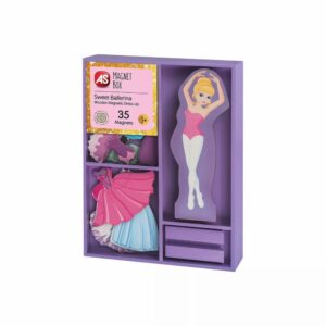 AS Magnet Box: Sweet Ballerina - Wooden Magnetic Dress-Up (1029-64052)