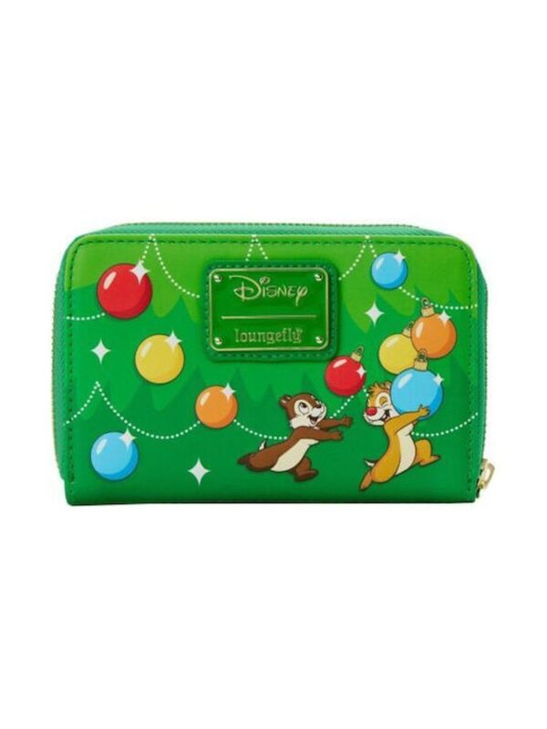 Loungefly Disney - Chip And Dale Tree Ornaments Zip Around Wallet (WDWA2352)