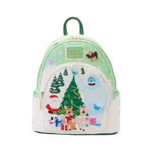 Loungefly The Nightmare Before Christmas: Rudolph The Red Nosed Reindeer - Rudolph Holiday Group Mini Backpack (RRSBK0001)
