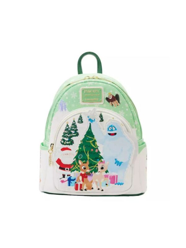 Loungefly The Nightmare Before Christmas: Rudolph The Red Nosed Reindeer - Rudolph Holiday Group Mini Backpack (RRSBK0001)