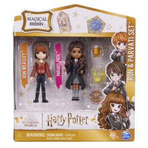 Spin Master Wizarding World Harry Potter: Ron  Parvati Set Magical Minis (6064902)