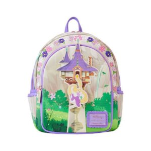 Loungefly Disney: Tangled - Rapunzel Swinging From Tower Mini Backpack (WDBK3224)