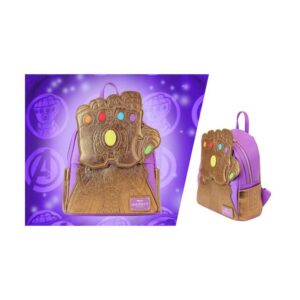 Loungefly Marvel Thanos - Shine Gauntlet Mini Backpack (MVBK0299)