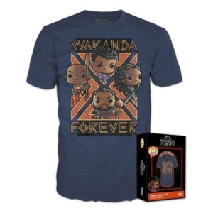 Funko Boxed Tee: Black Panther Wakanda Forever T-Shirt (S)