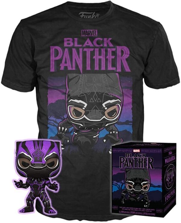 Funko Boxed Tee: Black Panther Wakanda Forever T-Shirt (L)