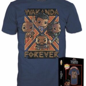 Funko Boxed Pop! Tees: Marvel Black Panther Wakanda Forever T-Shirt (XL)