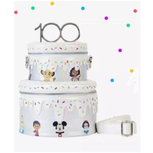 Loungefly Disney 100Th - Celebration Cake Crossbody (WDTB2864)