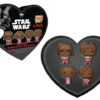 Funko Pocket Pop! 4-Pack: Disney Star Wars - Chocolate Valentines Box Vinyl Figures