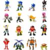 P.M.I. Sonic Prime - 5 Pack -including 1 rare hidden character (S1) Collectible Figures (6.5cm) (Random) (SON2040)