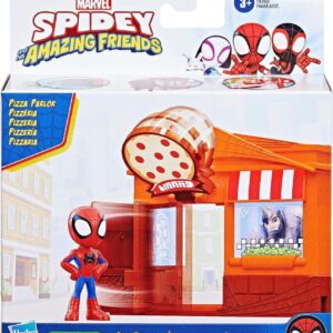 Hasbro Disney Junior Marvel: Spidey and His Amazing Friends - City Blocks Pizza Parlor Playset (F8360)
