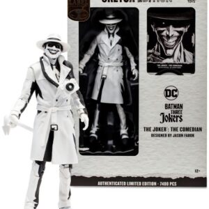 McFarlane DC Multiverse: Gold Label Collection Batman Three Jokers - Joker The Comedian (Sketch Edition) Action Figure (18cm)