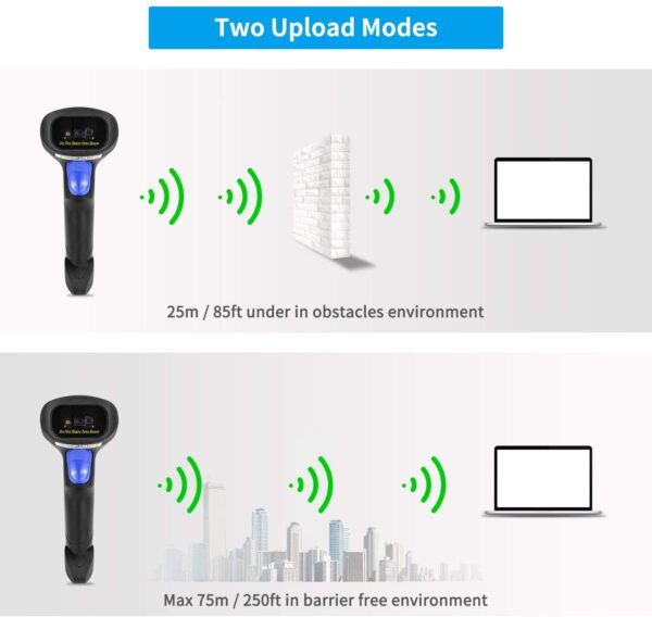 4G WIRELESS QR BARCODE 2D SCANNER WITH STAND