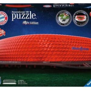 Ravensburger 3D Puzzle Night Edition: Allianz Arena (216pcs) (12530)