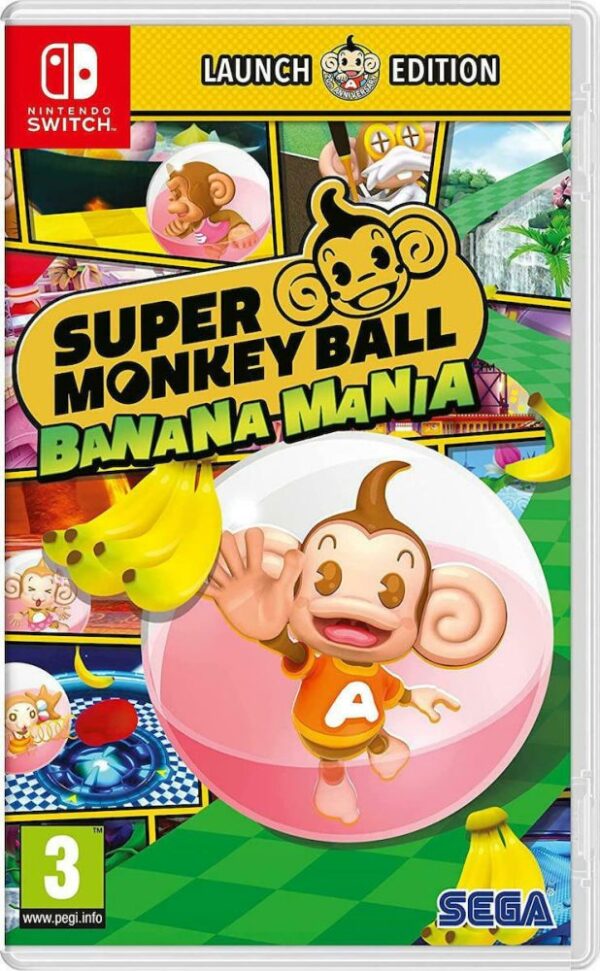 NSW Super Monkey Ball Banana Mania - Launch Edition