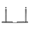 CRYSTAL AUDIO TVMA TV Mount for Sonos Arc Black