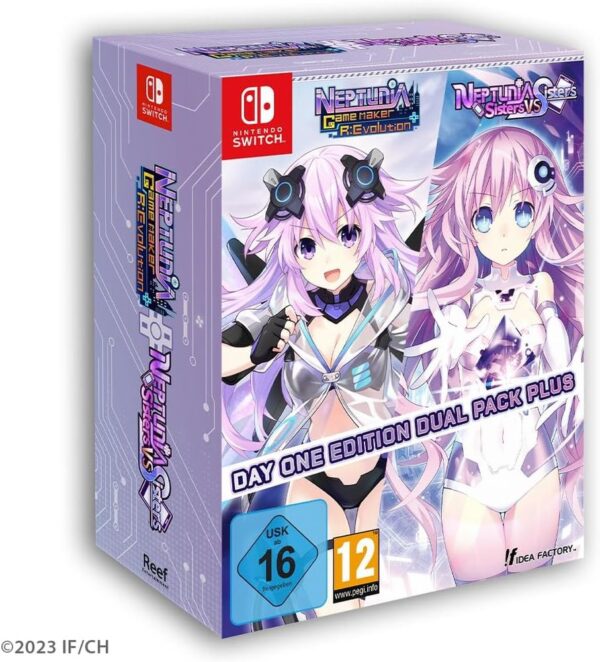 NSW Neptunia Game Maker R:Evolution / Neptunia: Sisters VS Sisters - Day One Edition Dual Pack Plus