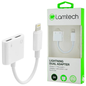 LAMTECH DUAL LIGHTNING ADAPTER 4 IN 1 2A