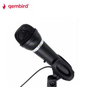 GEMBIRD CONDENSER MICROPHONE WITH DESK-STAND BLACK