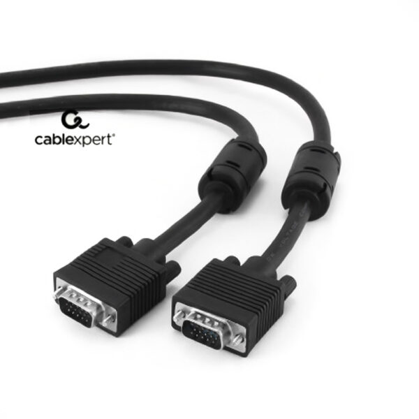 CABLEXPERT PREMIUM VGA HD 15M/HD15M DUAL SHIELDED W/2 X FERRITE CORE 10M