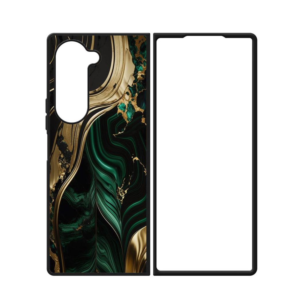 Marble Green-Gold Θήκη για Samsung Galaxy Z Fold 5